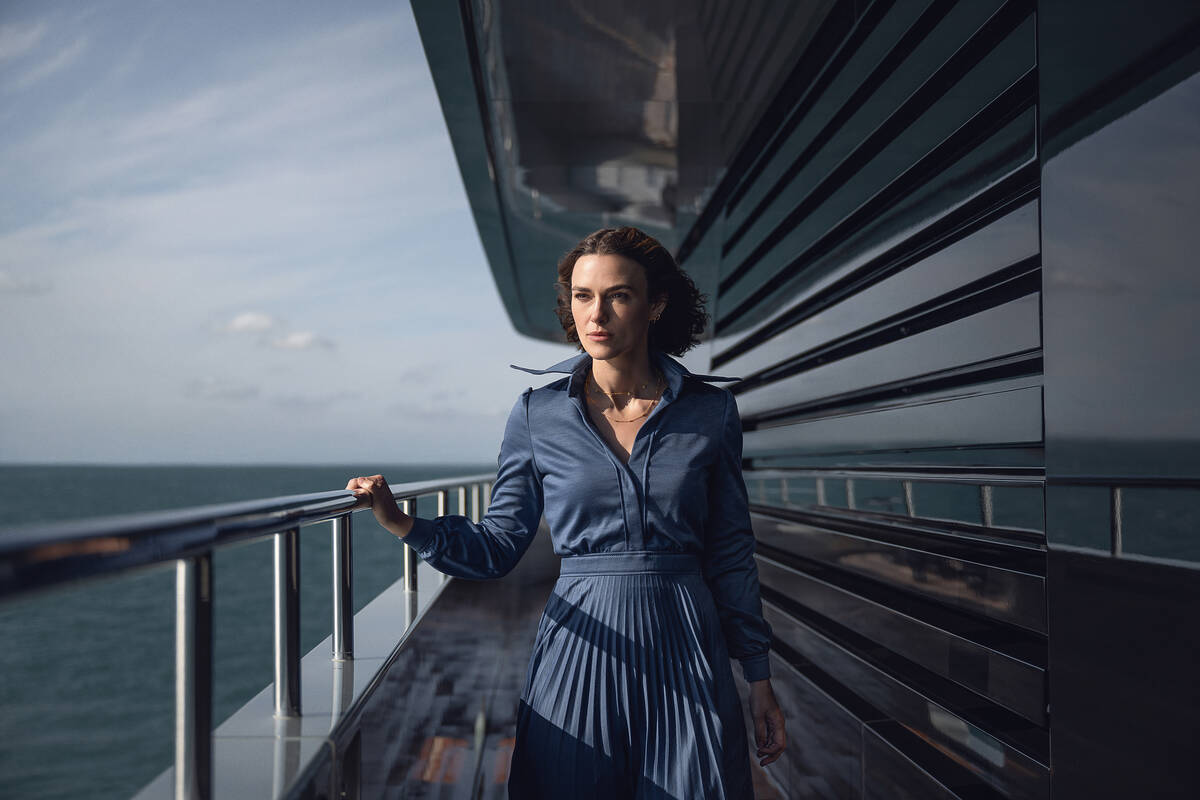The Woman in Cabin 10. Keira Knightley as Lo in The Woman in Cabin 10. (Parisa Taghizadeh/Netflix)