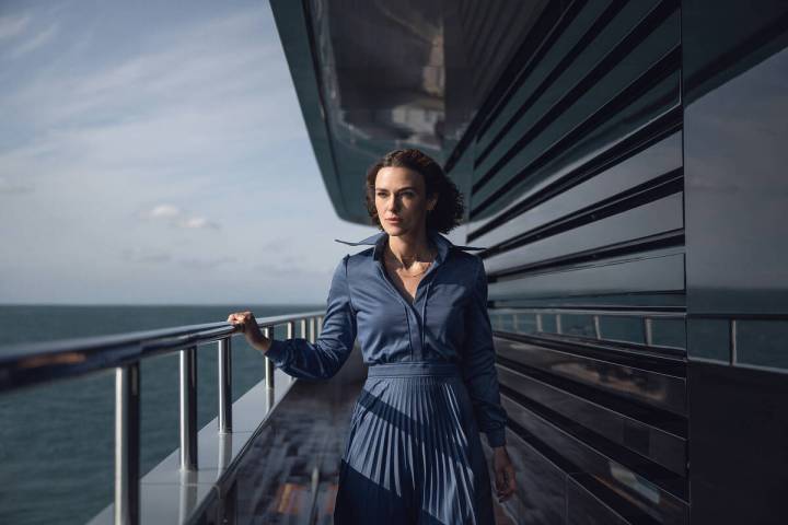 The Woman in Cabin 10. Keira Knightley as Lo in The Woman in Cabin 10. (Parisa Taghizadeh/Netflix)