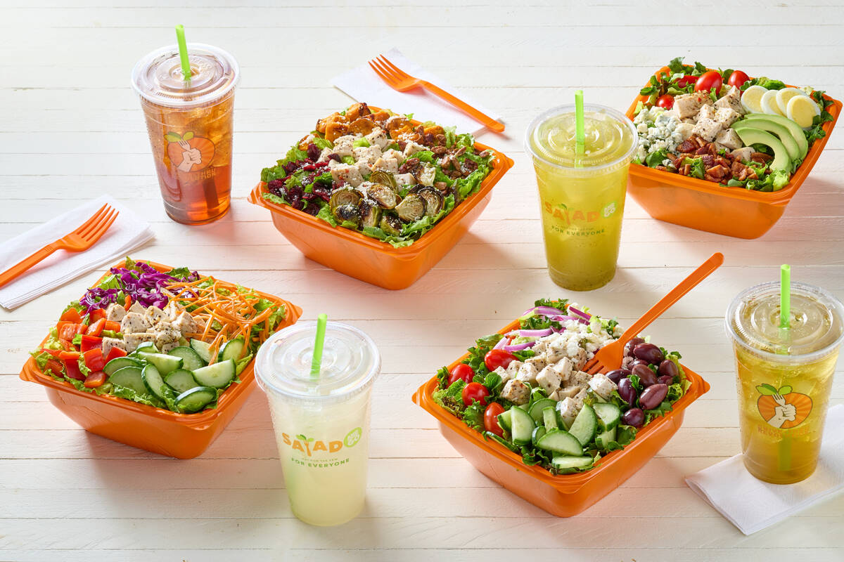 Salads from Salad and Go. (Salad and Go)