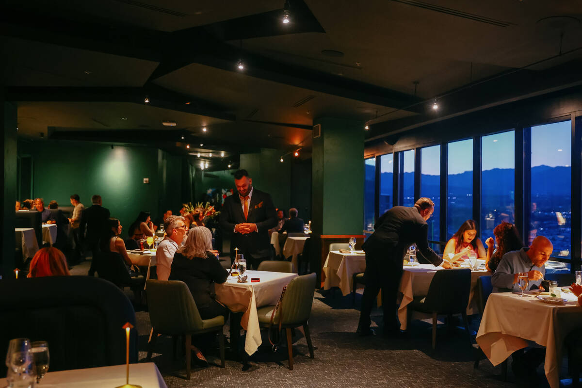 The bustling scene at High Steaks at Rio Hotel & Casino on Wednesday, Oct. 8, 2025 in Las V ...