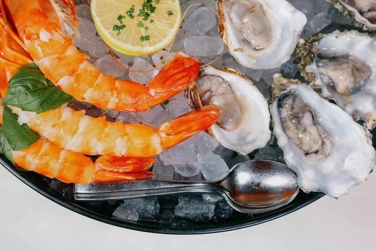 One of several seafood tower options at High Steaks at Rio Hotel & Casino on Wednesday, Oct ...