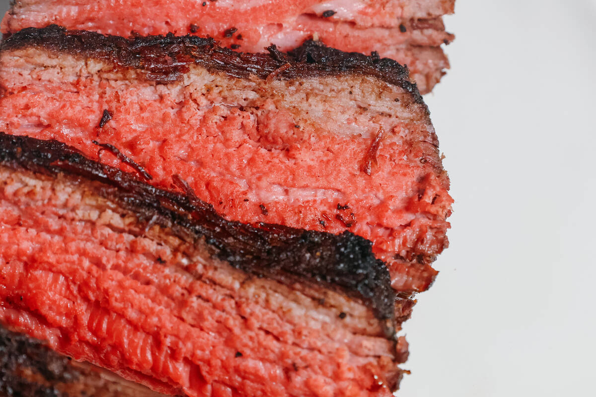 The filet mignon at High Steaks at Rio Hotel & Casino on Wednesday, Oct. 8, 2025 in Las Veg ...