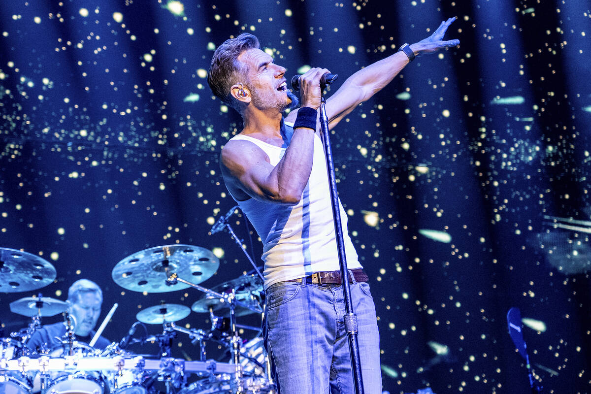 Nick Hexum of 311 performs during KROQ Almost Acoustic Christmas on Saturday, Dec. 9, 2023, at ...
