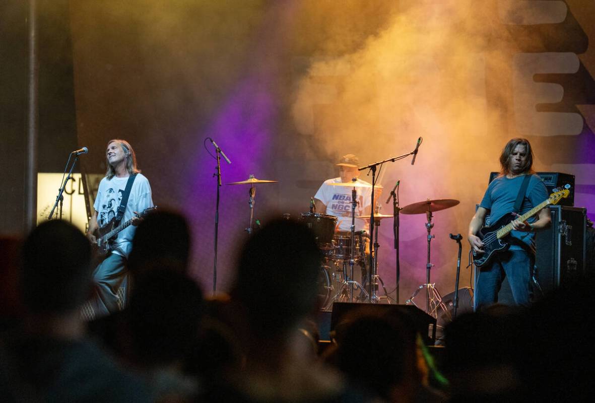 Rival Schools performs on the third street stage during Best Friends Forever Fest at the Downto ...