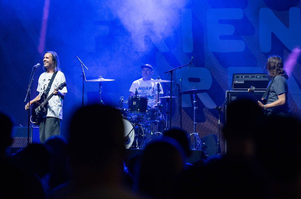 Rival Schools performs on the third street stage during Best Friends Forever Fest at the Downto ...