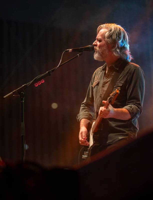 Jake Snider, lead vocalist and guitarist of Minus the Bear, Friday night’s headlining ba ...