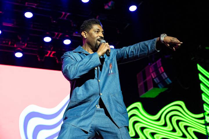Deon Cole performs at the Essence Festival on Friday, June 30, 2023, at the Caesars Superdome i ...