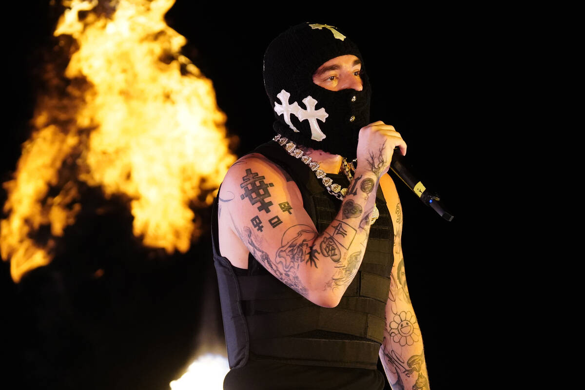 Yeat performing as Don Toliver x Yeat during the Summer Smash Music Festival on Friday, June 20 ...
