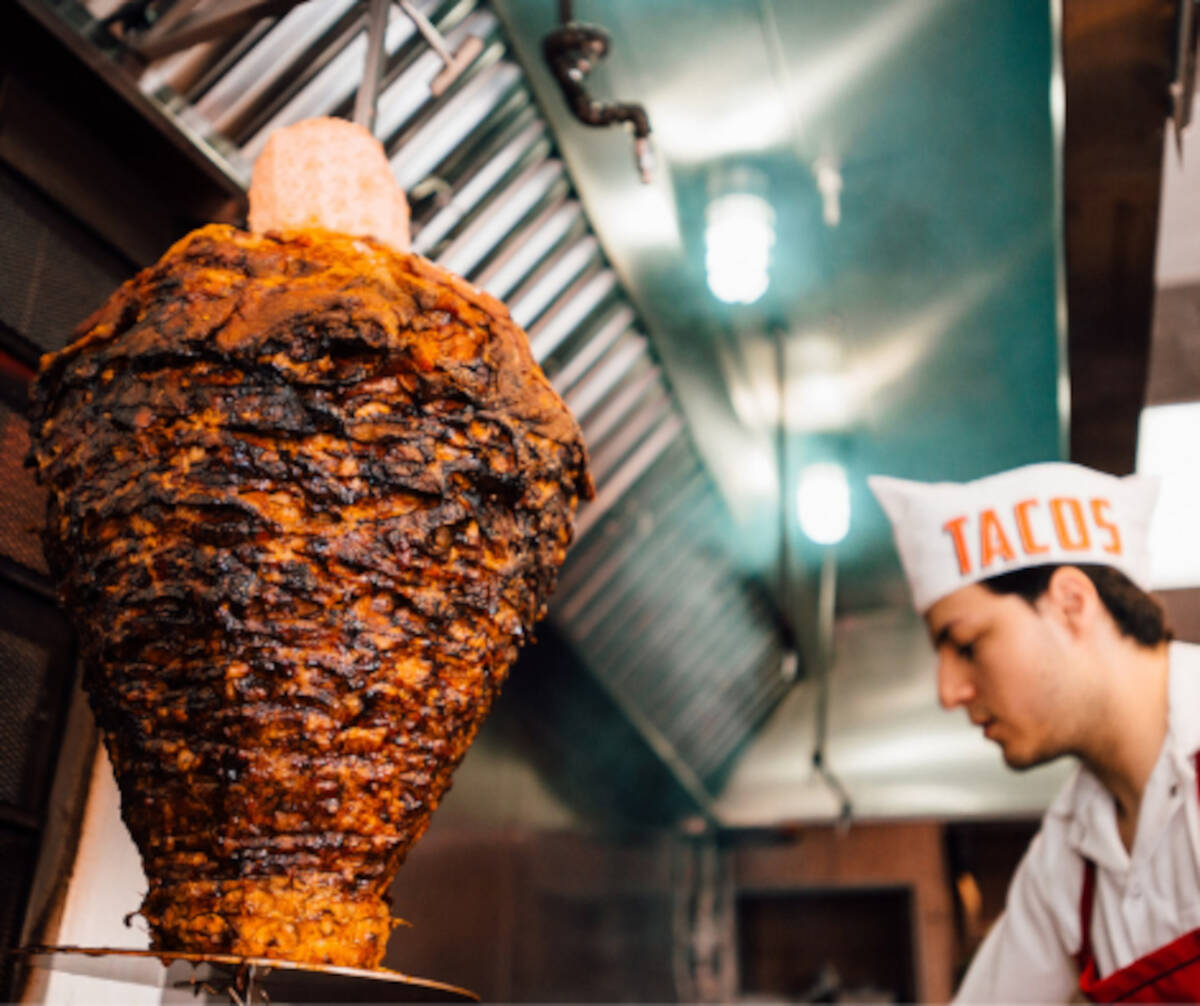 A trompo vertical rotisserie from Chilangos, the Dallas-born taqueria that celebrates Mexico Ci ...