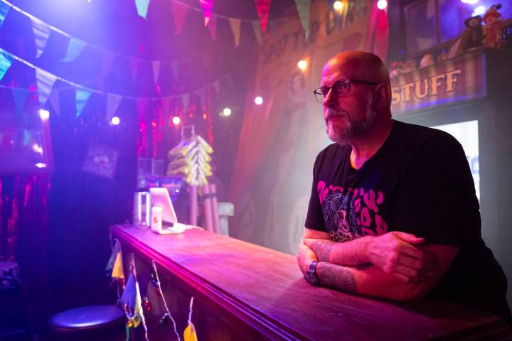 Troy Heard, founder and artistic director of the Majestic Repertory Theatre, poses for a portra ...