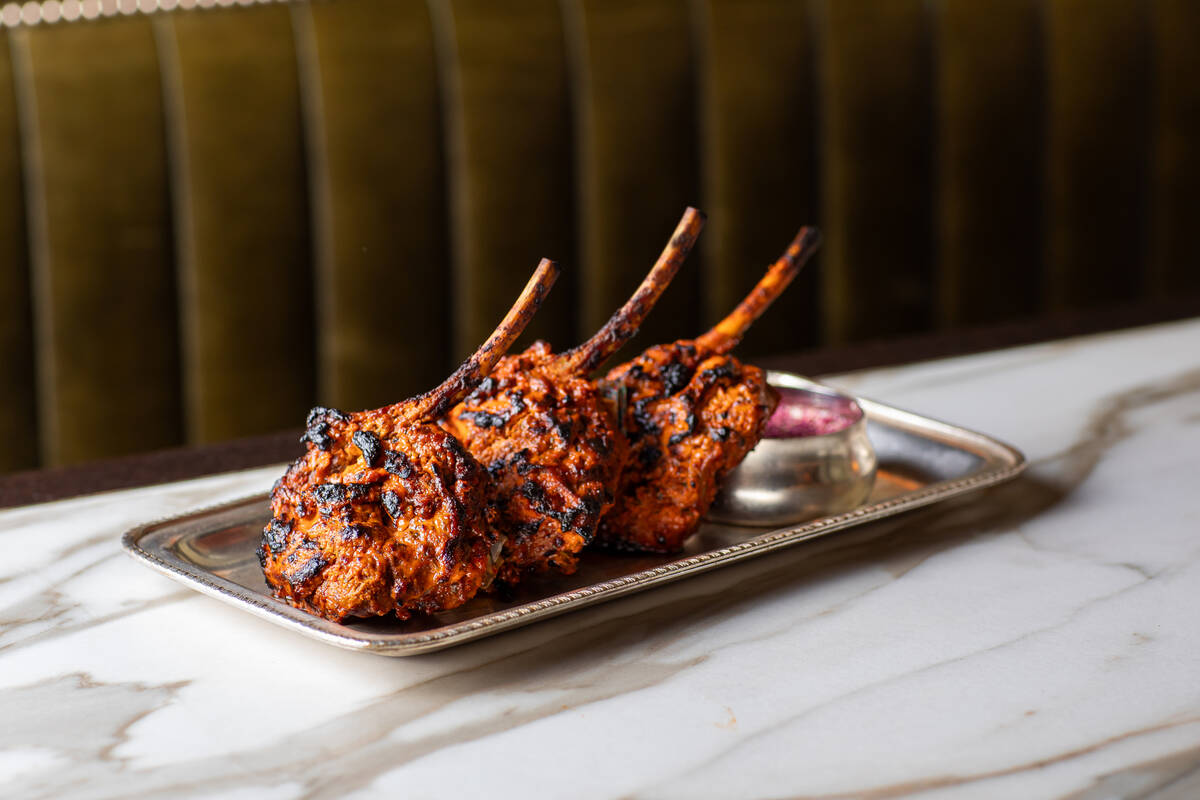 Tandoor lamb chops from Gymkhana, planned to open in early December 2025 in the former Julian S ...