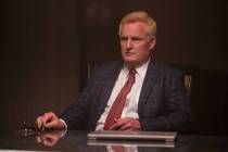 This image released by Hulu shows Jason Clarke in a scene from the limited series "Murdaug ...