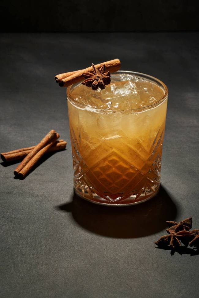 The Pumpkin Bourbon Smash at STK Steakhouse. (Courtesy of STK Steakhouse)