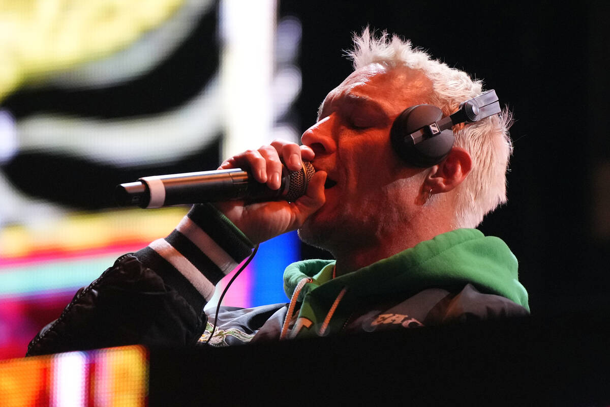 Diplo performs during Shaq's Fun House Super Bowl event on Friday, Feb. 10, 2023, at Talki ...