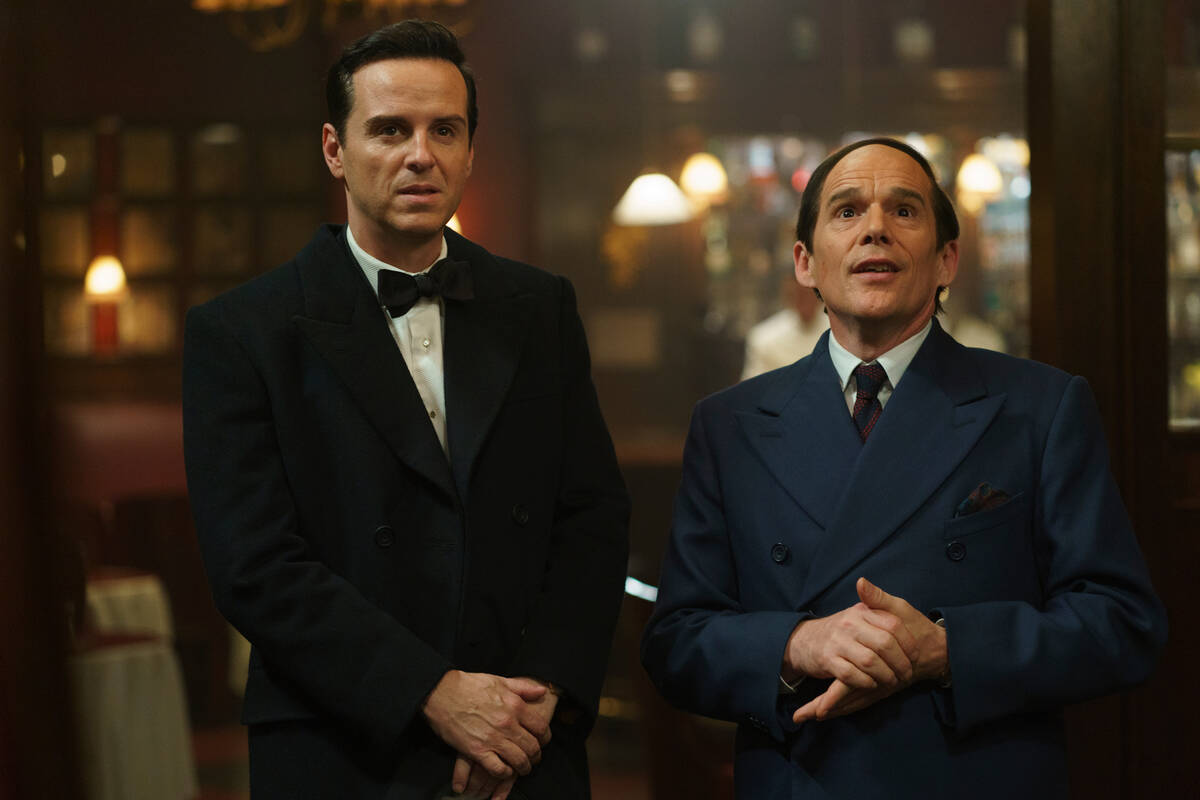 This image released by Sony Pictures Classics shows Andrew Scott, left, and Ethan Hawke in a sc ...