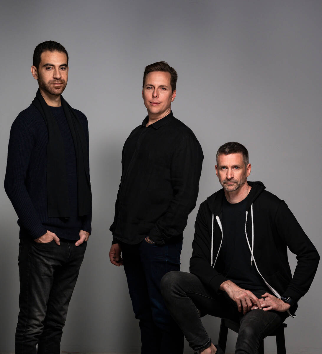 From left to right: Paul Raphael, Felix Lajeunesse and Stephane Rituit are the minds behind the ...