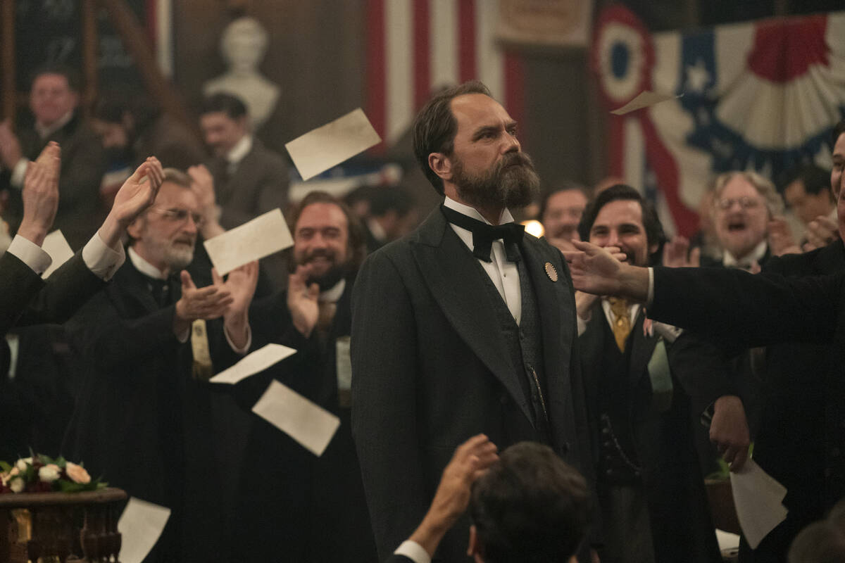 "Death By Lightning," starring Michael Shannon as James Garfield. (Larry Horricks/Netflix)