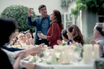 Kyle Chandler as Paul and Diane Lane as Ellen in "Anniversary." (Owen Behan)