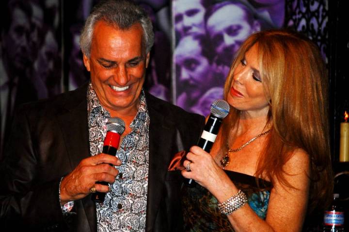 Actor and showman Micheal DeLano, shown with Kelly Clinton-Holmes in this undated photo, died O ...