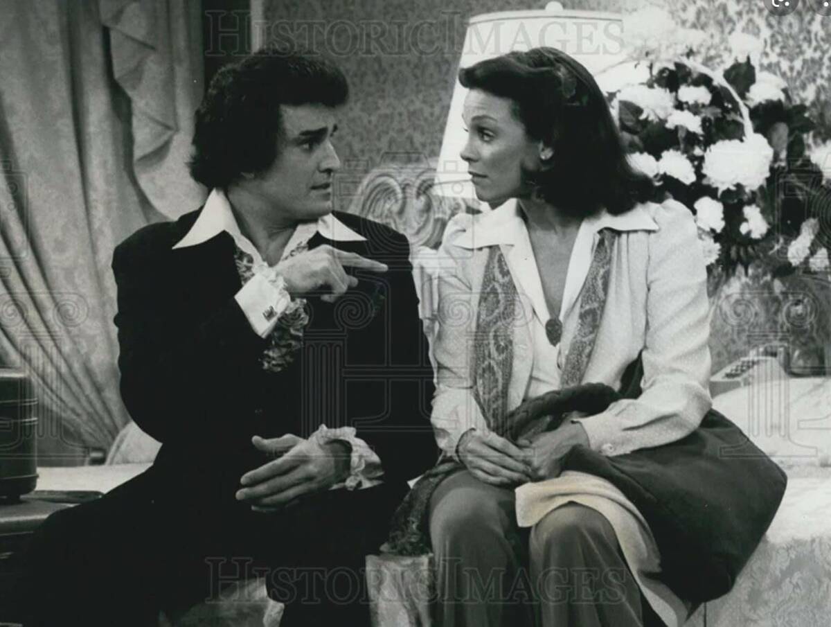 Actor and showman Micheal DeLano, shown with Valerie Harper in his days as Johnny Venture in "R ...