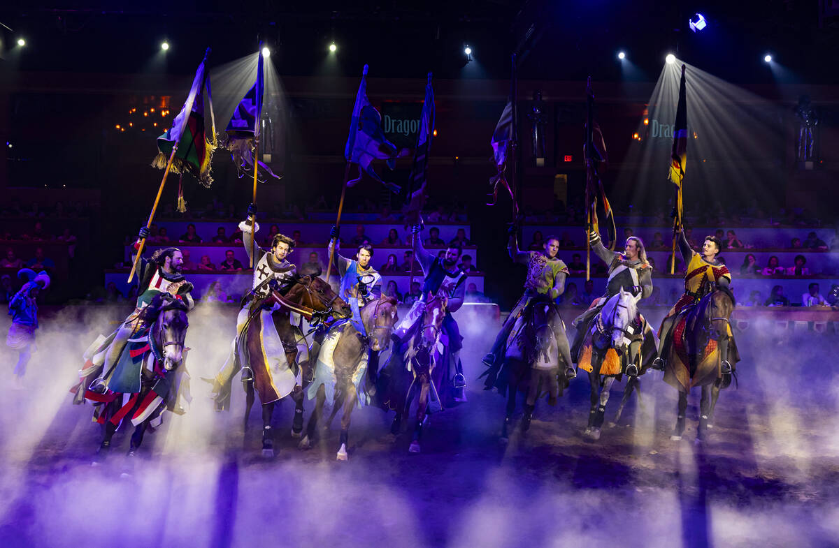 Seven kings, each aligned with a European country, perform in the production nightly. (Chase St ...