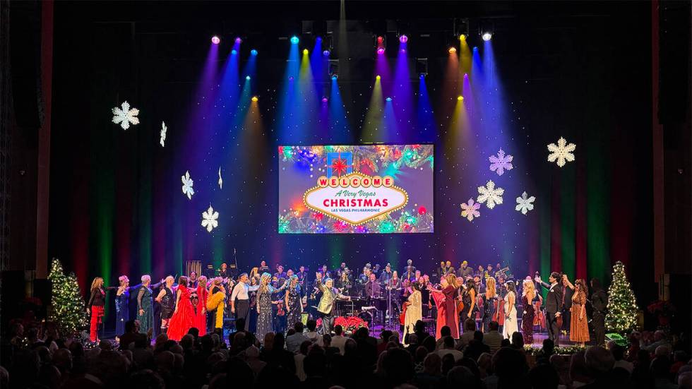 Catch the Las Vegas Philharmonic’s annual holiday concert, “A Very Vegas Christmas,” on D ...