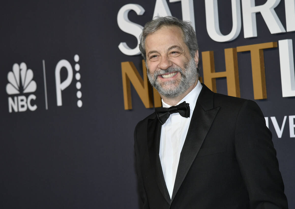 Judd Apatow attends the SNL50: The Anniversary Special at Rockefeller Plaza on Sunday, Feb. 16, ...