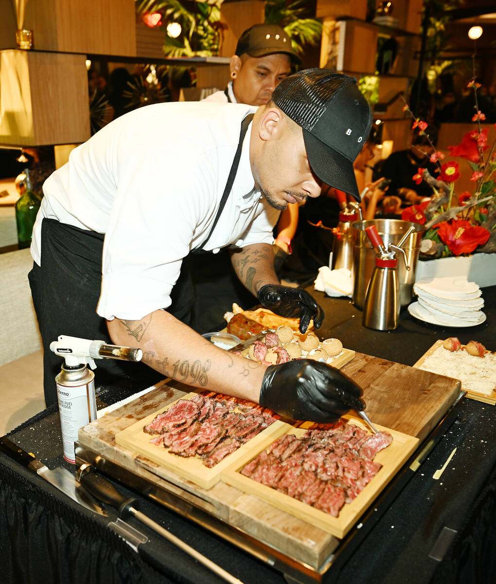 A general view of atmosphere at BOA Steakhouse grand opening at Grand Canal Shoppes at Venetian ...