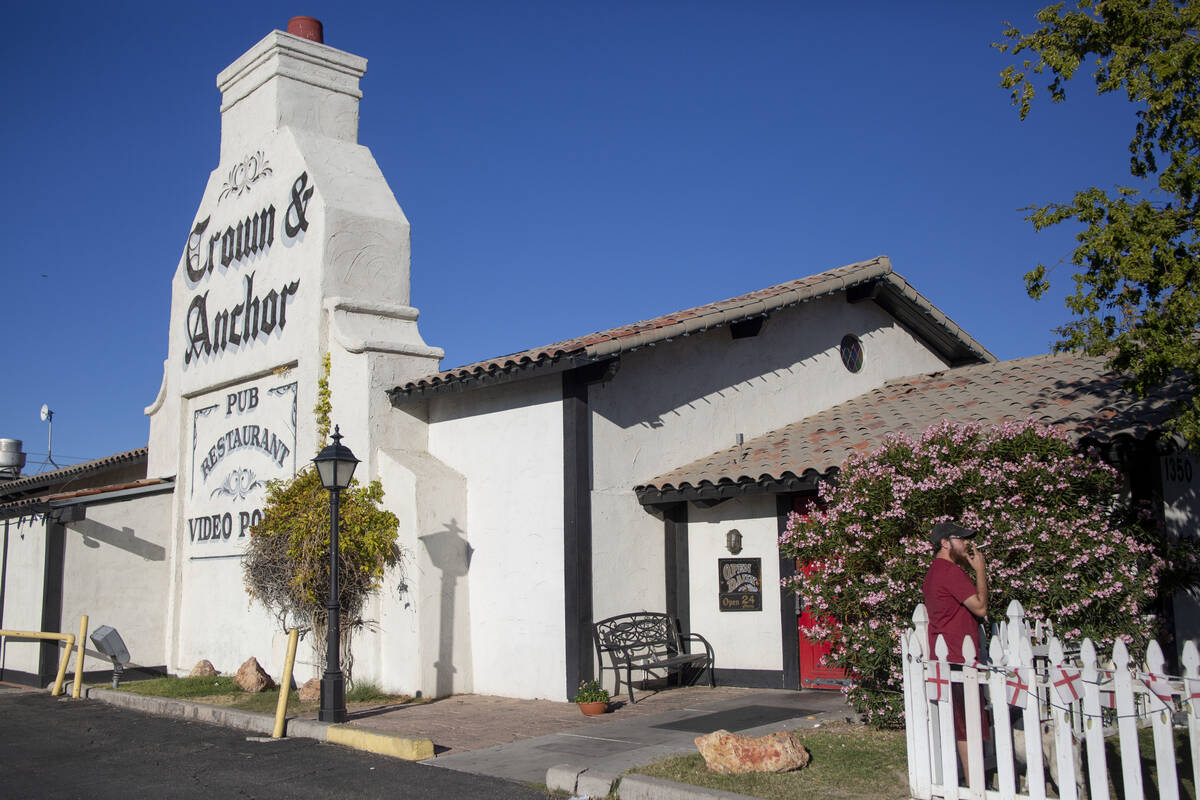 Crown & Anchor British Pub at 1350 E. Tropicana Ave., open for almost 30 years before its July ...