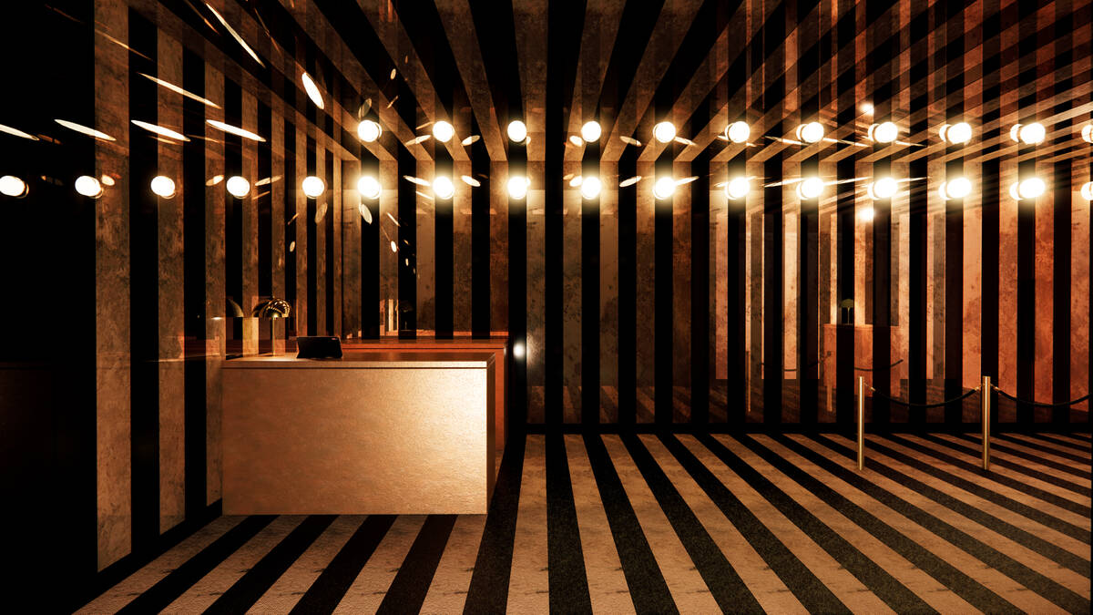 A rendering of the interior of Ivan Kane's Forty Deuce, set to open New Year's Eve at Mandalay ...