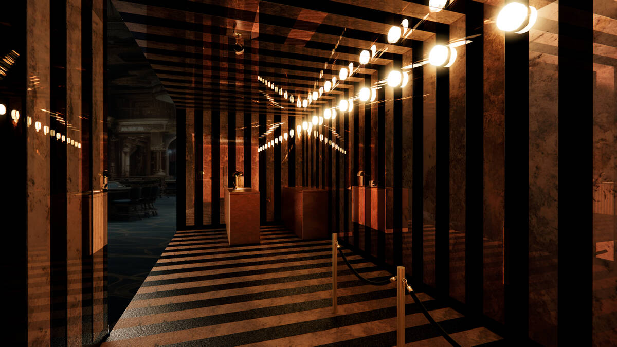 A rendering of the entrance of Ivan Kane's Forty Deuce, set to open New Year's Eve at Mandalay ...