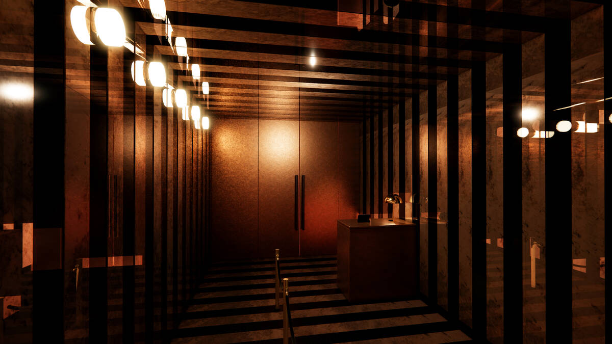 A rendering of the entrance of Ivan Kane's Forty Deuce, set to open New Year's Eve at Mandalay ...