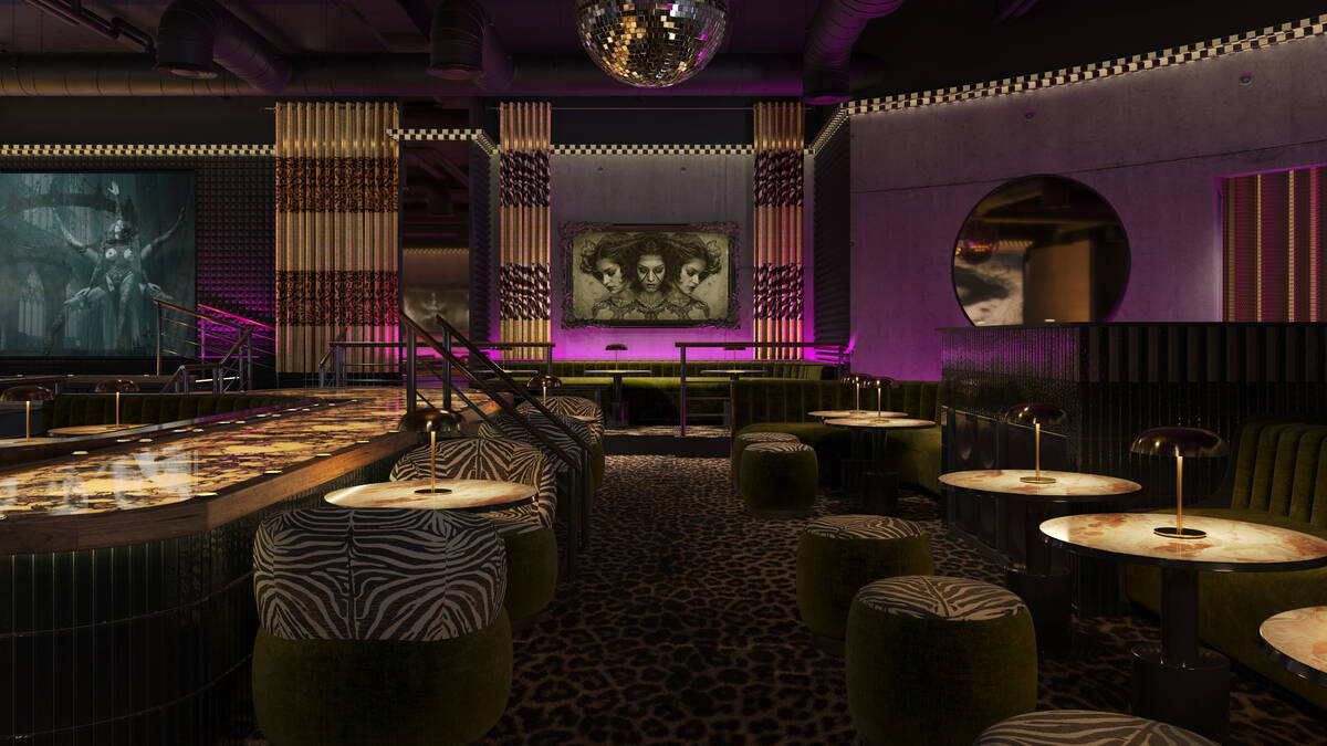 A rendering of the interior of Ivan Kane's Forty Deuce, set to open New Year's Eve at Mandalay ...