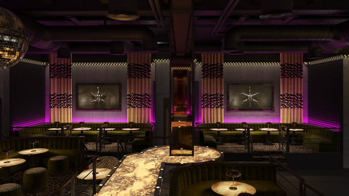 A rendering of the interior of Ivan Kane's Forty Deuce, set to open New Year's Eve at Mandalay ...