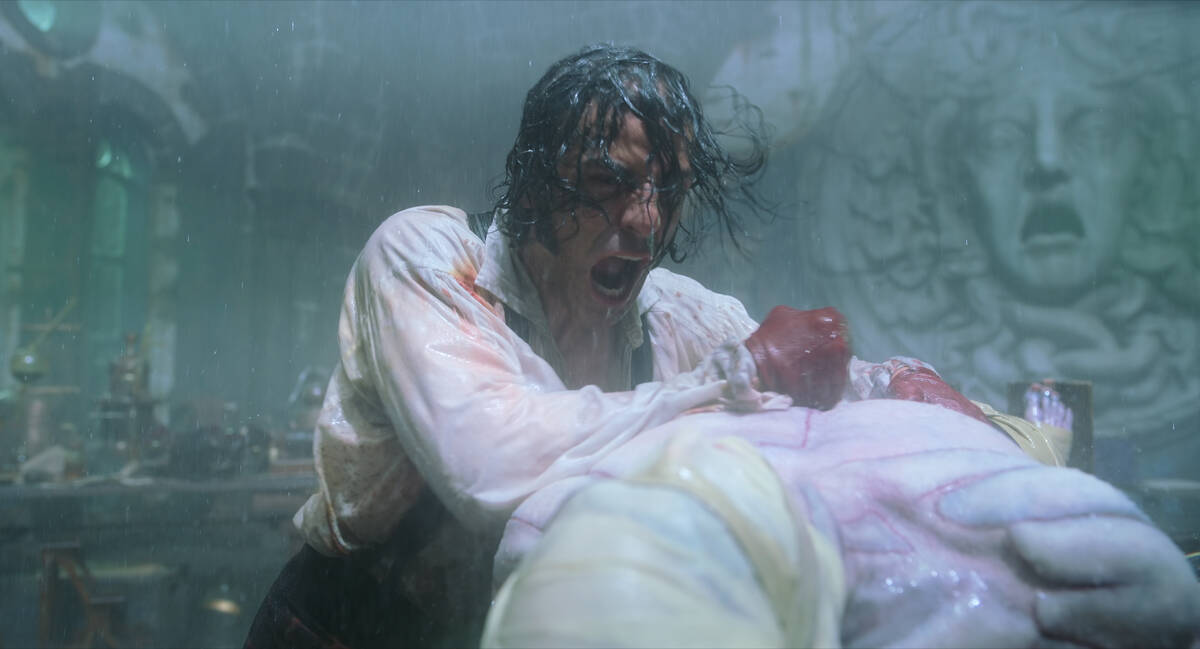 Oscar Isaac as Victor Frankenstein in "Frankenstein." (Netflix)