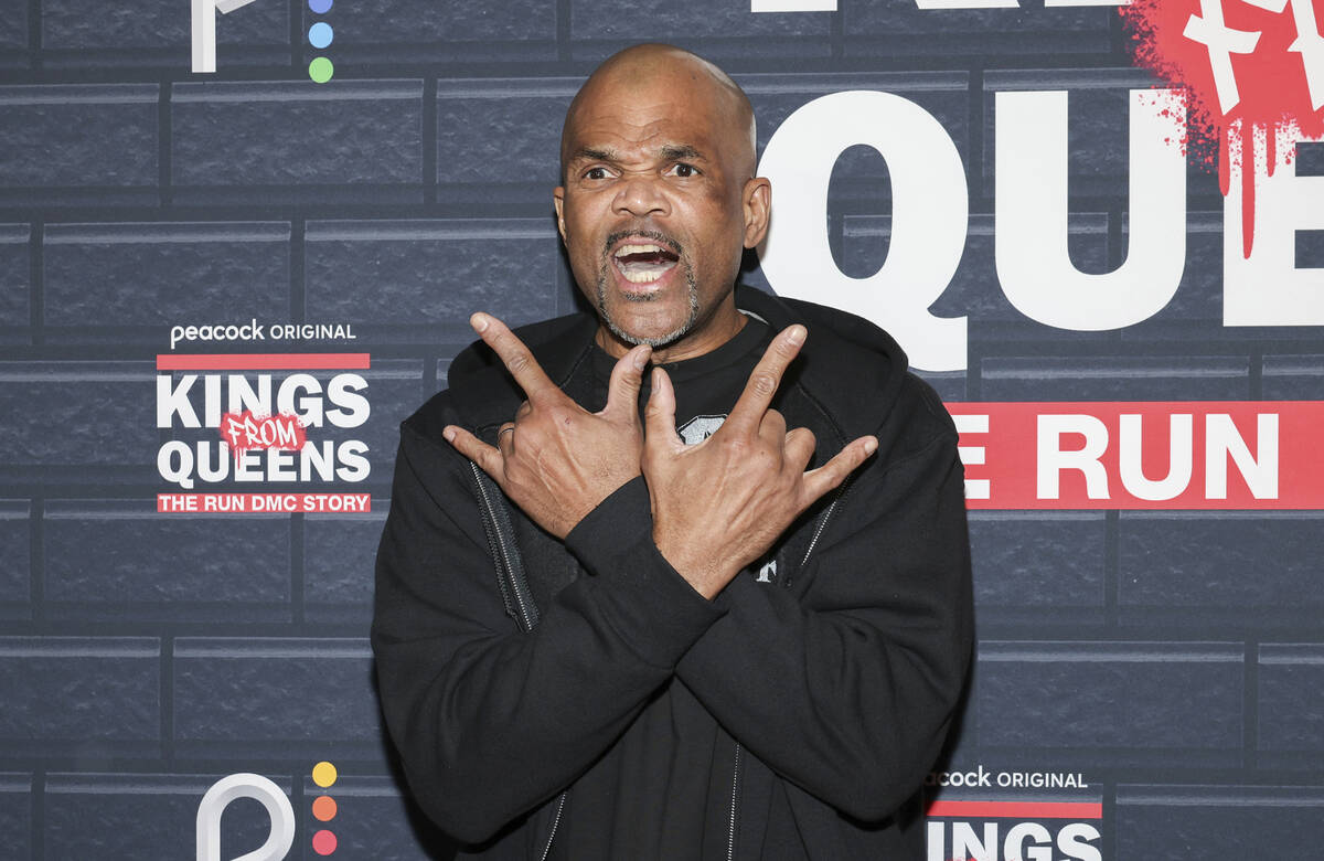 Darryl McDaniels of Run DMC attends the premiere of "Kings from Queens: The RUN DMC Story& ...