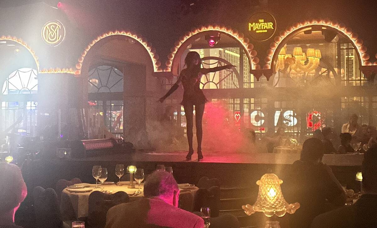 Mayfair Supper Club opened New Year’s Eve 2019. (Las Vegas Review-Journal)