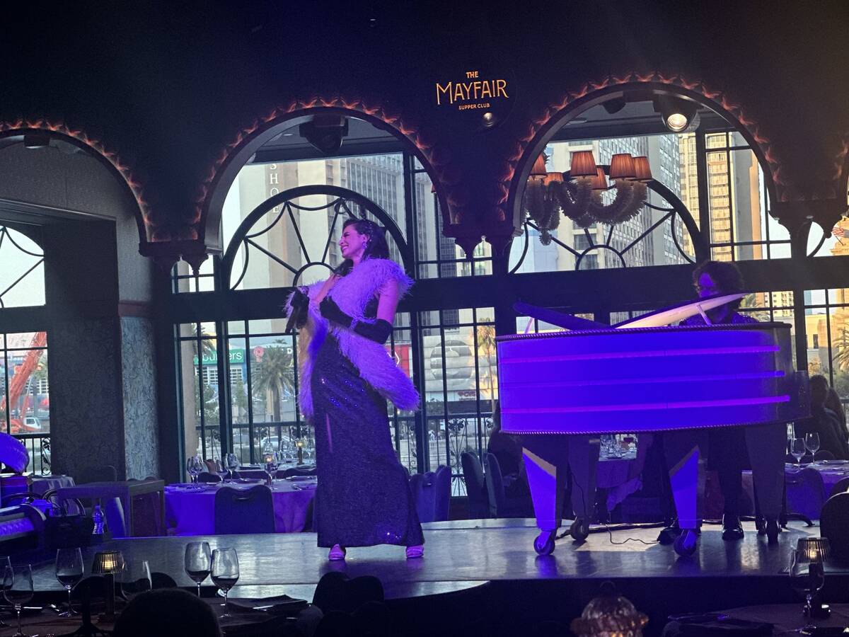 Mayfair Supper Club opened New Year’s Eve 2019. (Las Vegas Review-Journal)