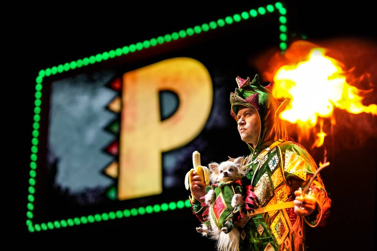 Piff the Magic Dragon, shown with OG Mr. Piffles, has logged 10 years as a headliner at the Fla ...