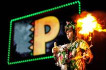 Piff the Magic Dragon, shown with OG Mr. Piffles, has logged 10 years as a headliner at the Fla ...