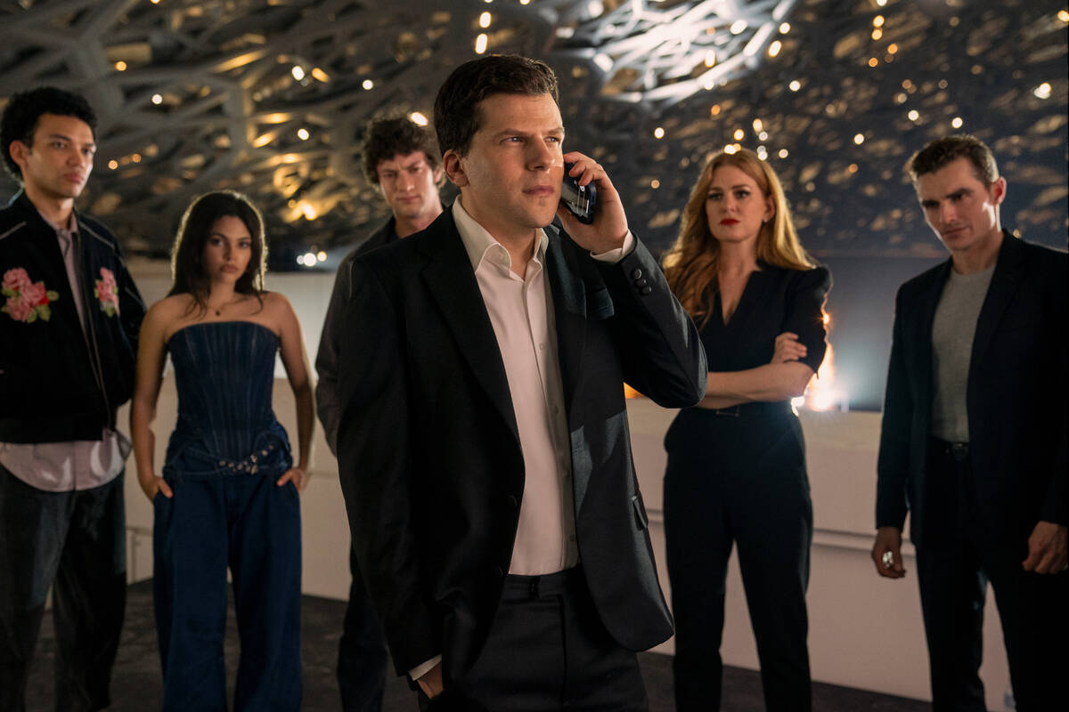This image released by Lionsgate shows, from left, Justice Smith, Ariana Greenblatt, Dominic Se ...