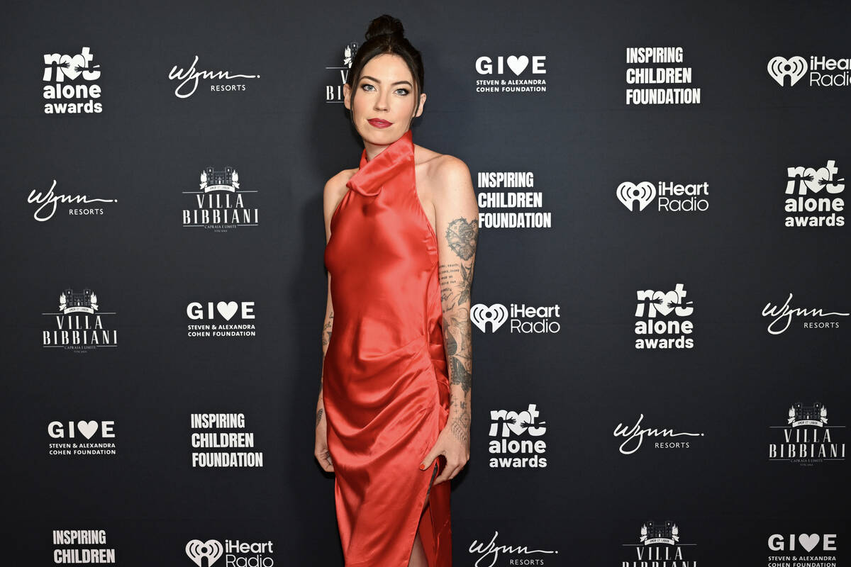 Bishop Briggs attends as Villa Bibbiani presents the inaugural Not Alone Awards, co-hosted by J ...