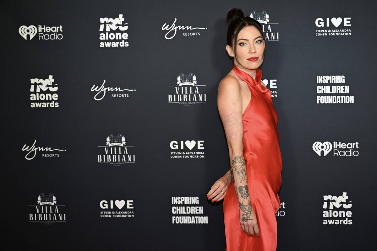 Bishop Briggs attends as Villa Bibbiani presents the inaugural Not Alone Awards, co-hosted by J ...