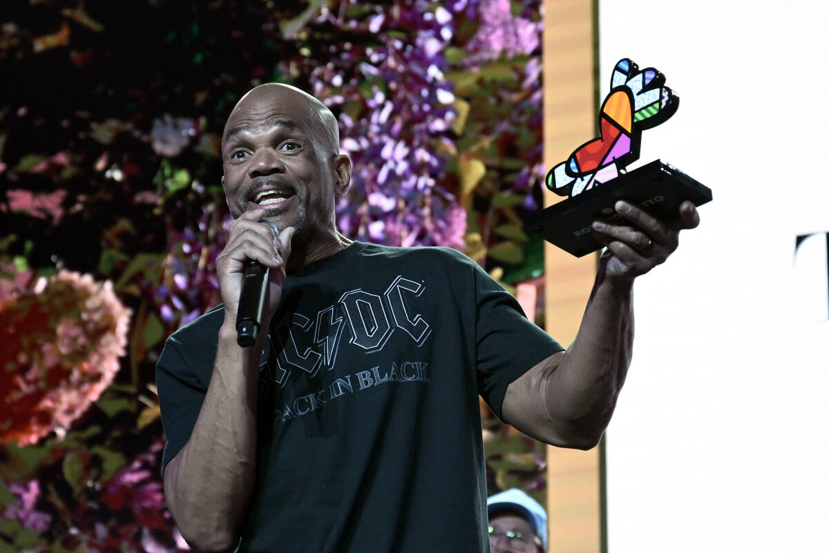 Darryl "DMC" McDaniels speaks onstage as Villa Bibbiani presents the inaugural Not Alone Awards ...