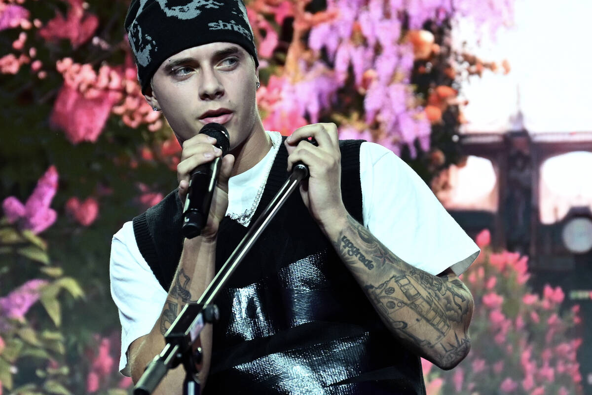 Gavin Magnus performs onstage as Villa Bibbiani presents the inaugural Not Alone Awards, co-hos ...