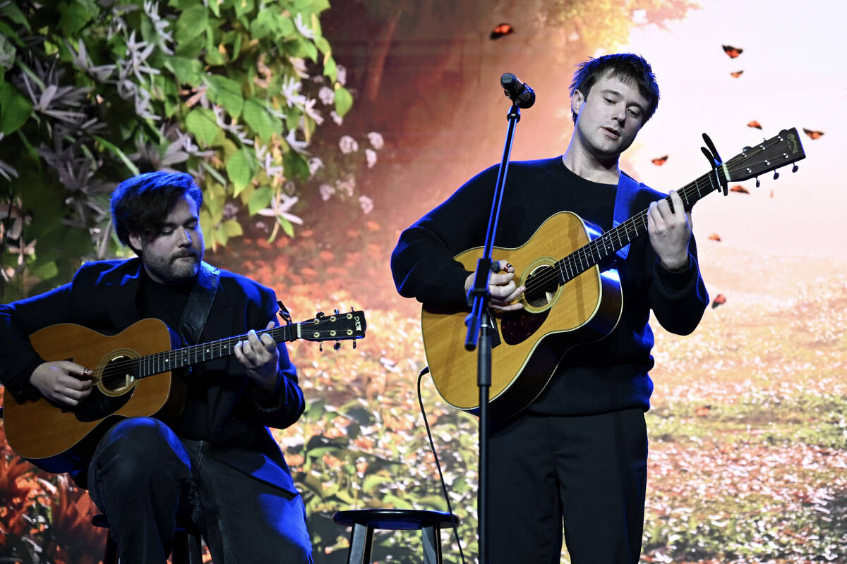 Alec Benjamin performs onstage as Villa Bibbiani presents the inaugural Not Alone Awards, co-ho ...