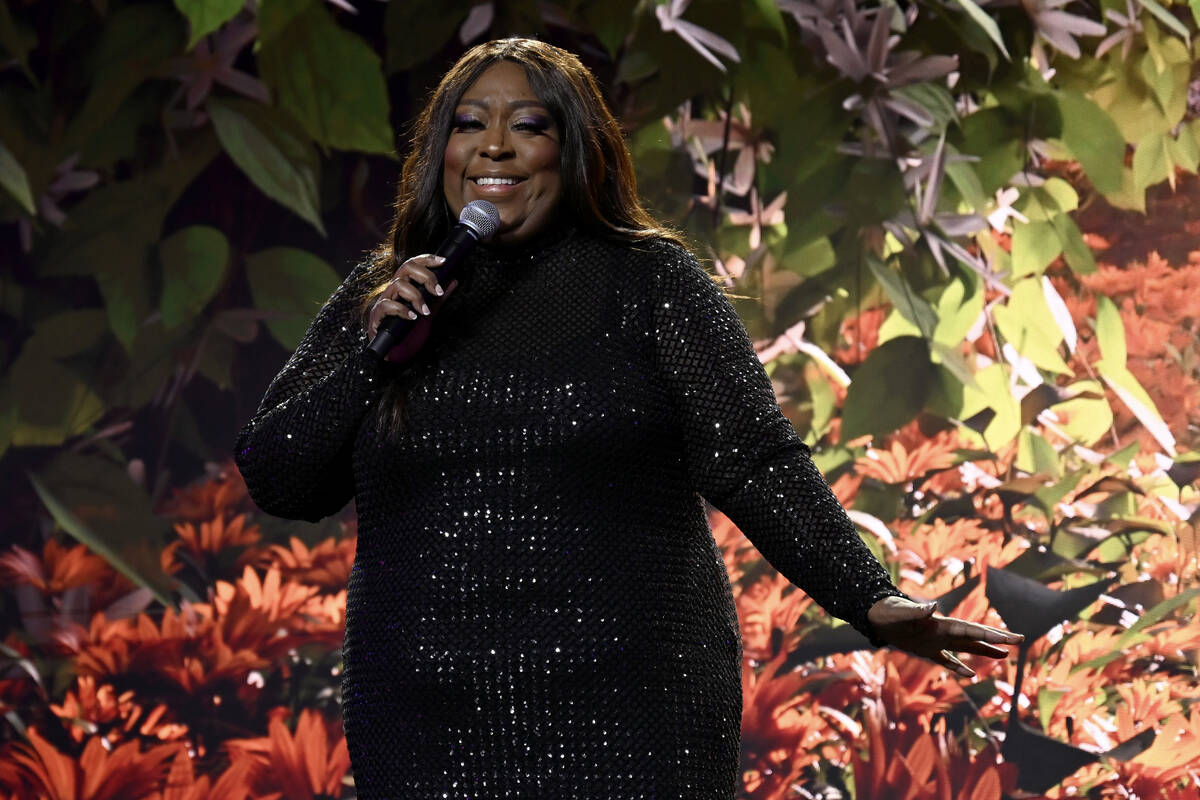 Loni Love speaks onstage as Villa Bibbiani presents the inaugural Not Alone Awards, co-hosted b ...