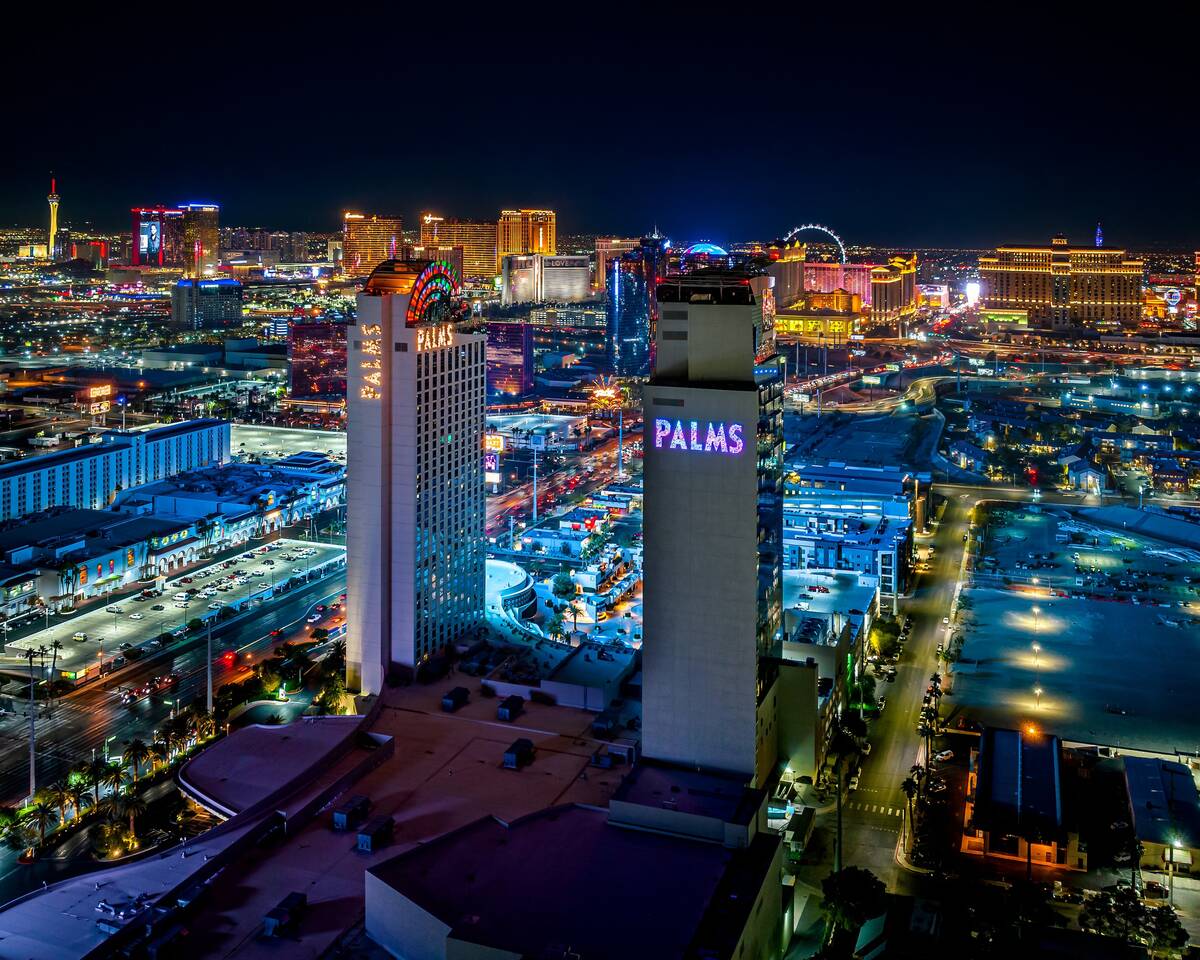 The Palms is shown in an undated promotional photo. The resort is the first non-Strip property ...