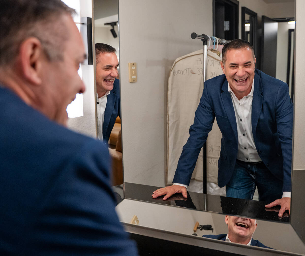 South Point Entertainment Director Michael Libonati poses for a portrait in the South Point Sho ...