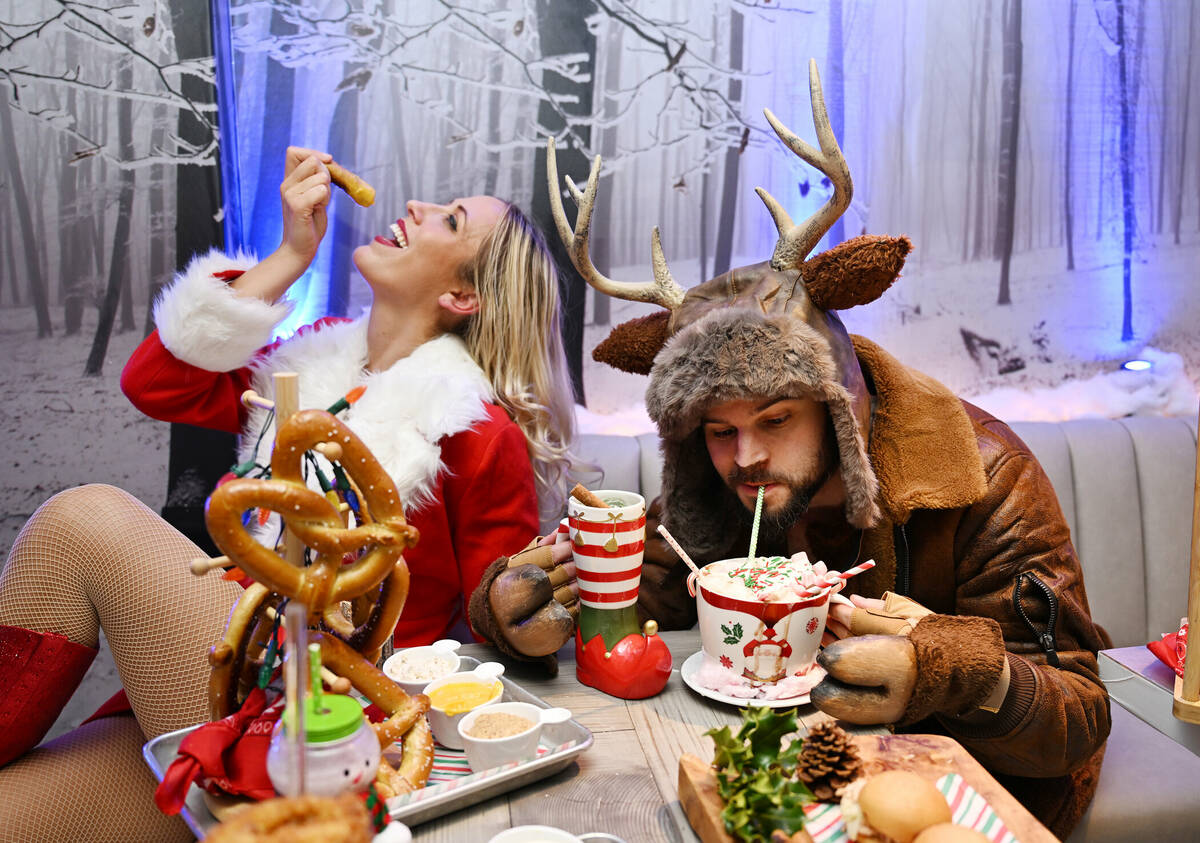 Santa's Saloon inside the Palms. (Denise Truscello)